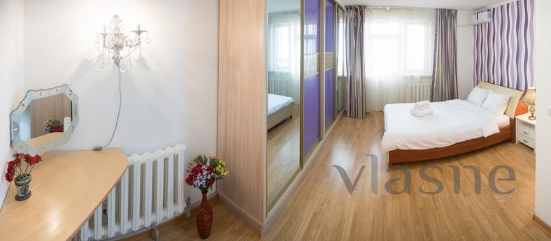 2 bedroom, Rozybakiev 289/1 (77), Almaty - apartment by the day