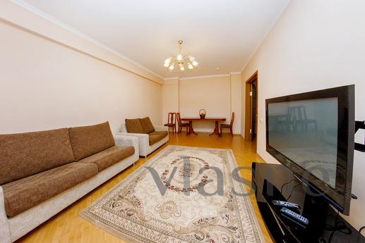 Two-bedroom apartment in the center, Astana - apartment by the day