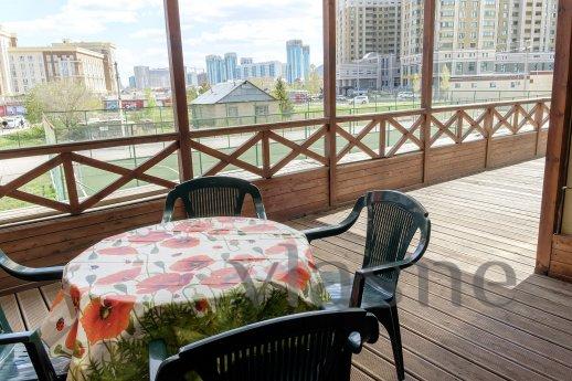 2-bedroom apartment with a large summer terrace and a parkin