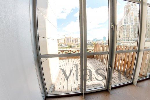 2-bedroom apartment with a summer terrac, Astana - apartment by the day