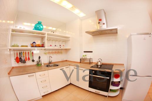 Author's design 3-bedroom Mega Tower, Almaty - apartment by the day