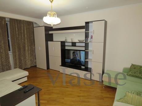 Rent a cozy 2-bedroom apartment in the center of Almaty. Nea