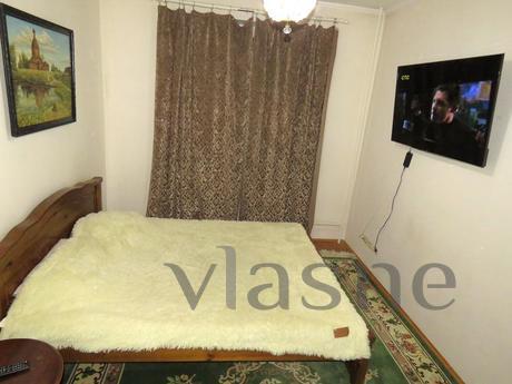 2-room apartment, 65m², 2/4 floor by the, Almaty - apartment by the day