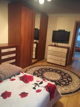 3-room apartment in the center for daily, Karaganda - apartment by the day