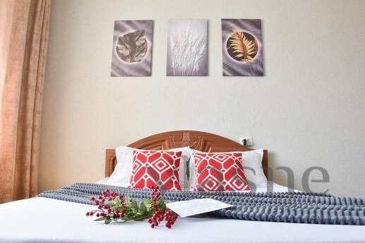 One-room apartment with a view of Alatau, Алмати - апартамент за нощувки

