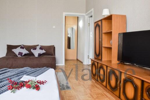 One-room apartment with a view of Alatau, Алмати - апартамент за нощувки
